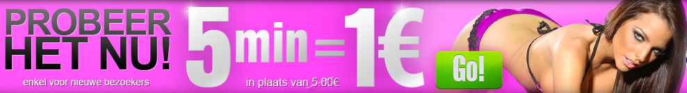 Goedkope Webcam Sex - 5 minuten voor maar 1 euro